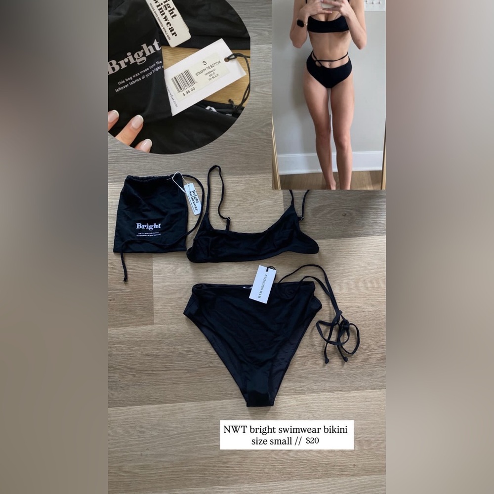 NWT bright swimwear bikini size small